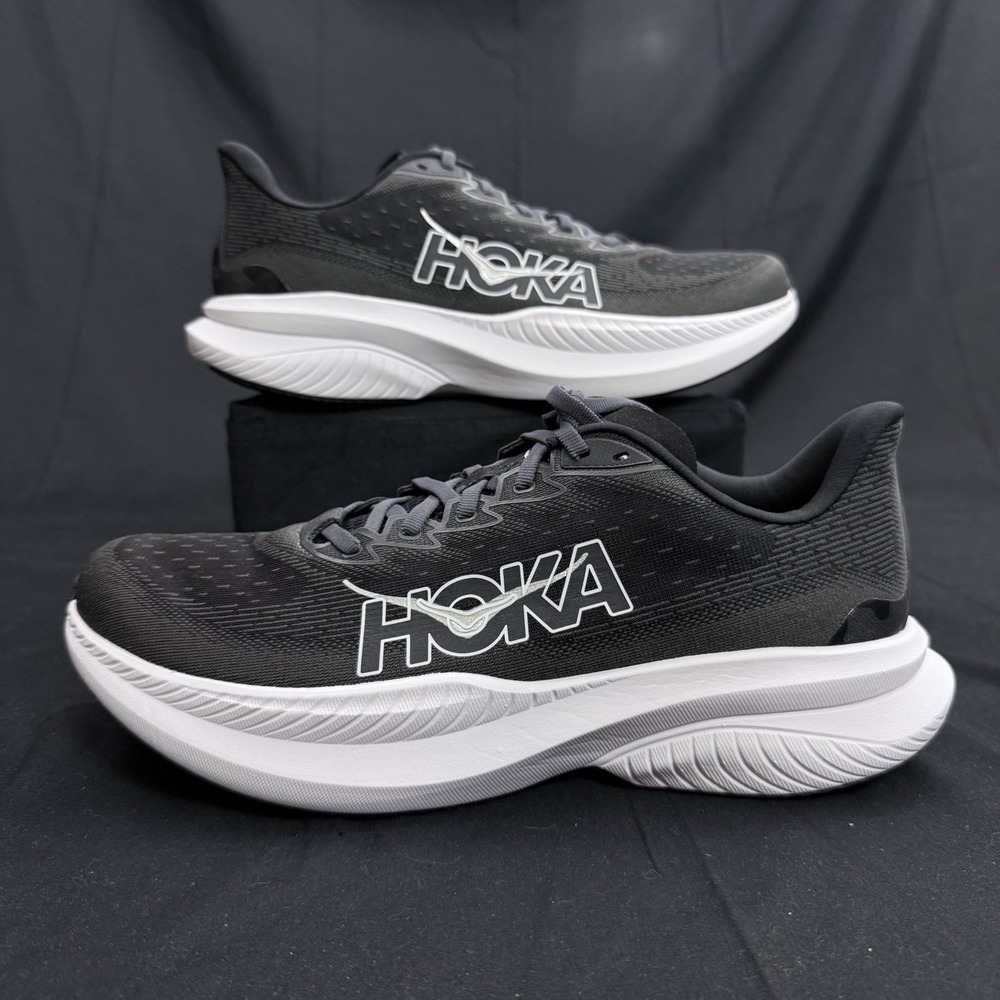 Size 11B Hoka One One Womens Mach 6 1147810 BWHT  Running Shoes Sneakers